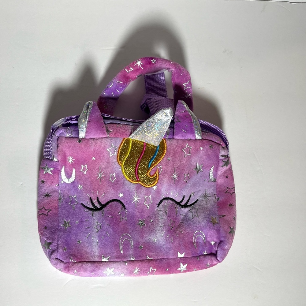 Purple and Pink Unicorn Kids Handbag